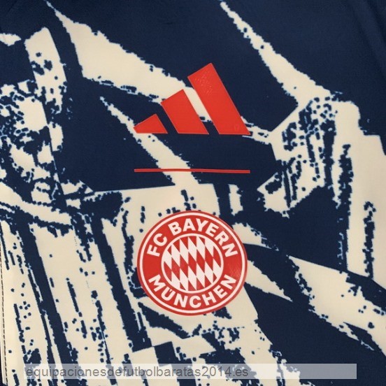 Nuevo Rompevientos Bayern Munich 23/24 Azul Marino Rojo Baratas